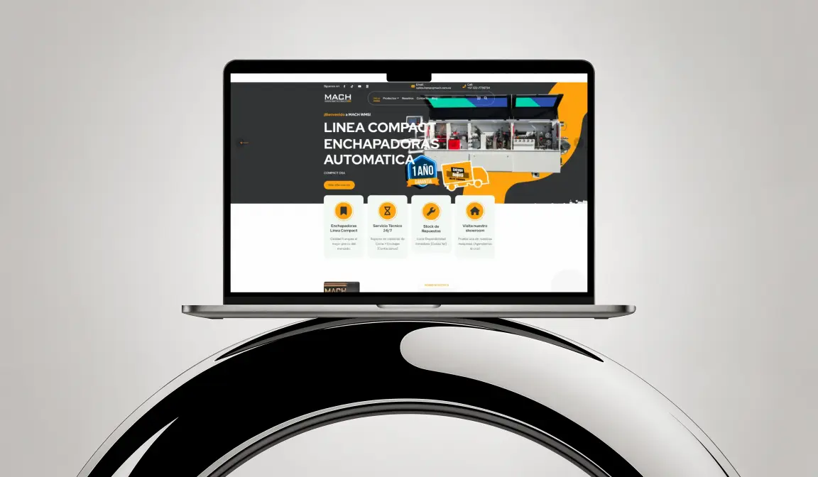 Logo MACH WMS por Responsive Disign